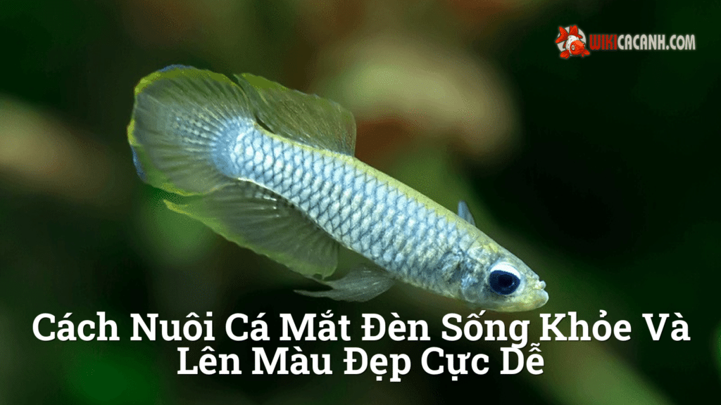 Hình ảnh minh họa cho Cách nuôi cá mắt đèn sống khỏe và lên màu đẹp cực dễ