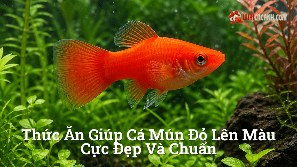 Hình ảnh minh họa cho Thức ăn giúp cá mún đỏ lên màu cực đẹp và chuẩn