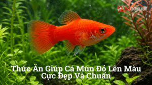 Hình ảnh minh họa cho Thức ăn giúp cá mún đỏ lên màu cực đẹp và chuẩn