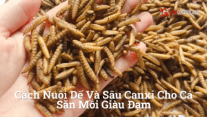 Hình ảnh minh họa cho Cách nuôi dế và sâu canxi cho cá săn mồi giàu đạm