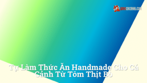 Hình ảnh minh họa cho Tự làm thức ăn handmade cho cá cảnh từ tôm thịt bò